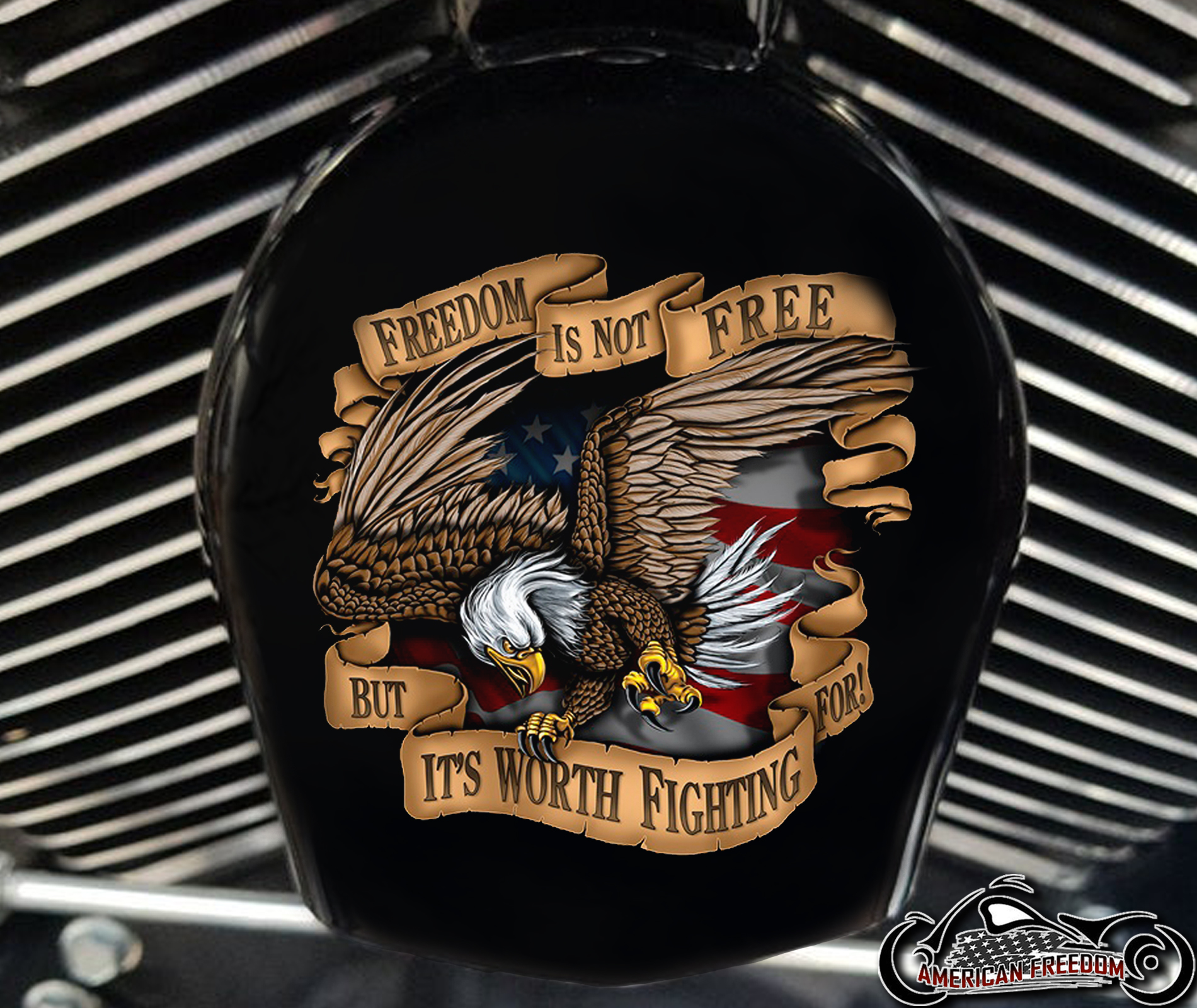 Custom Horn Cover - Freedom Is Not Free